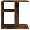 Bijzettafel 50X30X50 Cm Bewerkt Hout Kleurig