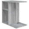 Bijzettafel 50X30X50 Cm Bewerkt Hout Eikenkleurig