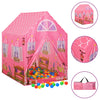 Kinderspeeltent Met 250 Ballen 69X94X104 Cm Roze