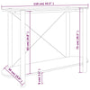 Wandtafel 110X38X75 Cm Bewerkt Hout