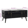 Salontafel Bewerkt Hout 102X51X48 Cm