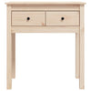 Wandtafel 70X35X75 Cm Massief Grenenhout