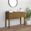 Wandtafel 70X35X75 Cm Massief Grenenhout
