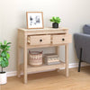 Wandtafel 75X35X Massief Grenenhout