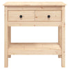Wandtafel 75X35X Massief Grenenhout