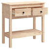 Wandtafel 75X35X Massief Grenenhout