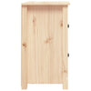 Nachtkastje 40X35X61,5 Cm Massief Grenenhout