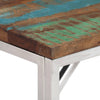 Wandtafel Roestvrij Staal En Massief Gerecycled Zilver