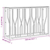 Wandtafel 110X30X70 Cm Roestvrij Staal En