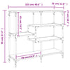 Wandtafel 103X32X95 Cm Bewerkt Hout Eikenkleurig
