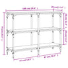 Wandtafel 100X29X75 Cm Bewerkt Hout Kleurig