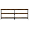 Wandtafel 200X29X75 Cm Bewerkt Hout Kleurig