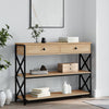 Wandtafel 75X28X Bewerkt Hout Kleurig