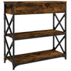 Wandtafel 75X28X Bewerkt Hout Kleurig