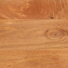 Salontafel 80X50X40 Cm Massief Mangohout Bruin En Zwart Taupe