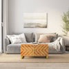 Salontafel 80X50X40 Cm Massief Mangohout Bruin En Zwart Taupe