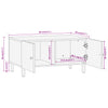 Salontafel 80X50X40 Cm