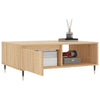 Salontafel 90X60X35 Cm Bewerkt Hout Kleurig