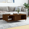 Salontafel 104X60X35 Cm Bewerkt Hout Bruineiken