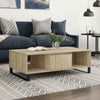 Salontafel 104X60X35 Cm Bewerkt Hout Kleurig