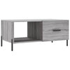 Salontafel 90X50X40 Cm Bewerkt Hout Eikenkleurig