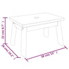 Opstapkruk 38X26X22 Cm Massief Acaciahout