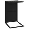 Bijzettafel C-Vormig 40X35X60 Cm Poly Rattan