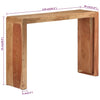 Wandtafel 110X30X76 Cm Massief Acaciahout