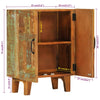 Dressoir Handgesneden 55X30X75 Cm Massief Gerecycled Hout