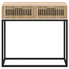 Wandtafel 80X30X75 Cm Bewerkt Hout En Ijzer