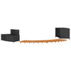 Hottub-Ombouw Poly Rattan En Massief Acaciahout