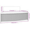 Spa-Bankjes Met Kussens 2 St Poly Rattan