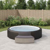 Spa-Bankjes Met Kussens 2 St Poly Rattan