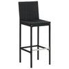 Barkrukken Met Kussens Poly Rattan