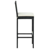 Barkrukken Met Kussens Poly Rattan