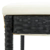 Barkrukken Met Kussens Poly Rattan