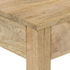 Wandtafel 110X30X75 Cm Massief Gebleekt Mangohout