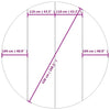 Zwembadgrondzeil Ø428 Cm Polyester Geotextiel Lichtgrijs