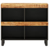 Bijzetkast 85X33X75 Cm Massief Mangohout