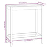 Bartafel 100X50X110 Cm Massief Grenenhout