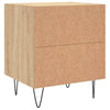 Nachtkastjes 40X35X47,5 Cm Bewerkt Hout Kleur