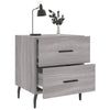 Nachtkastjes 40X35X47,5 Cm Bewerkt Hout Eiken