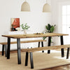 Eettafel 200X90X75 Cm Massief Acaciahout