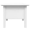 Salontafel Bodo 100X55X46 Cm Massief Grenenhout