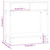Wandtafel 75X34,5X Bewerkt Hout