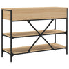 Wandtafel Met Lades En Schappen Bewerkt Hout Kleur