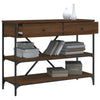 Wandtafel Met Lades En Schappen Bewerkt Hout