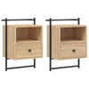 Nachtkastjes Wandgemonteerd 40X30X61 Cm Hout