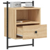 Nachtkastjes Wandgemonteerd 40X30X61 Cm Hout