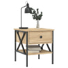 Nachtkastjes 40X42X45 Cm Bewerkt Hout Kleurig